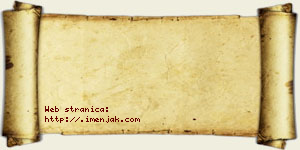 Dijana Nikolendžić vizit kartica